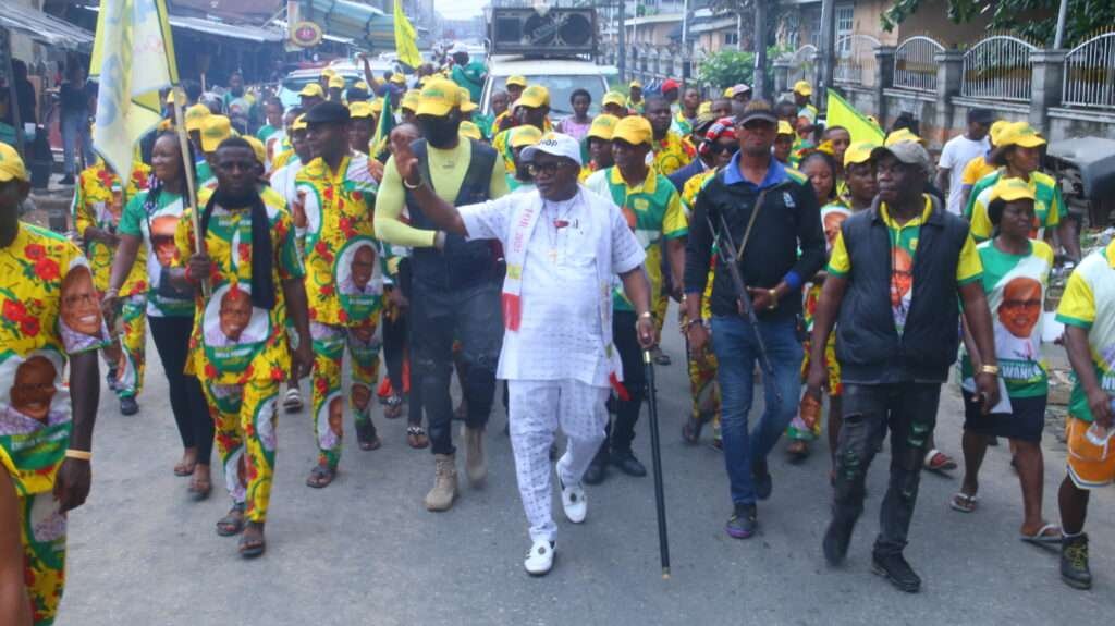 Abia Guber 2023: Emeka Nwankpa Rounds Off Campaign in Grand Style 8 Amb Bishop E N acord